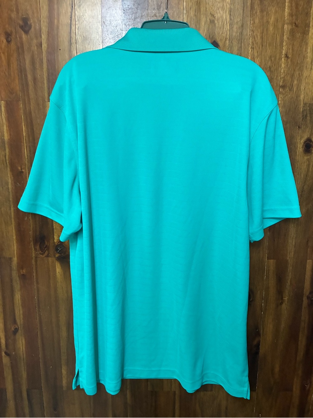 Grand Slam X Polo Shirt Men's XL Teal Aqua Performance Golf Short Sleeve - Picture 2 of 8